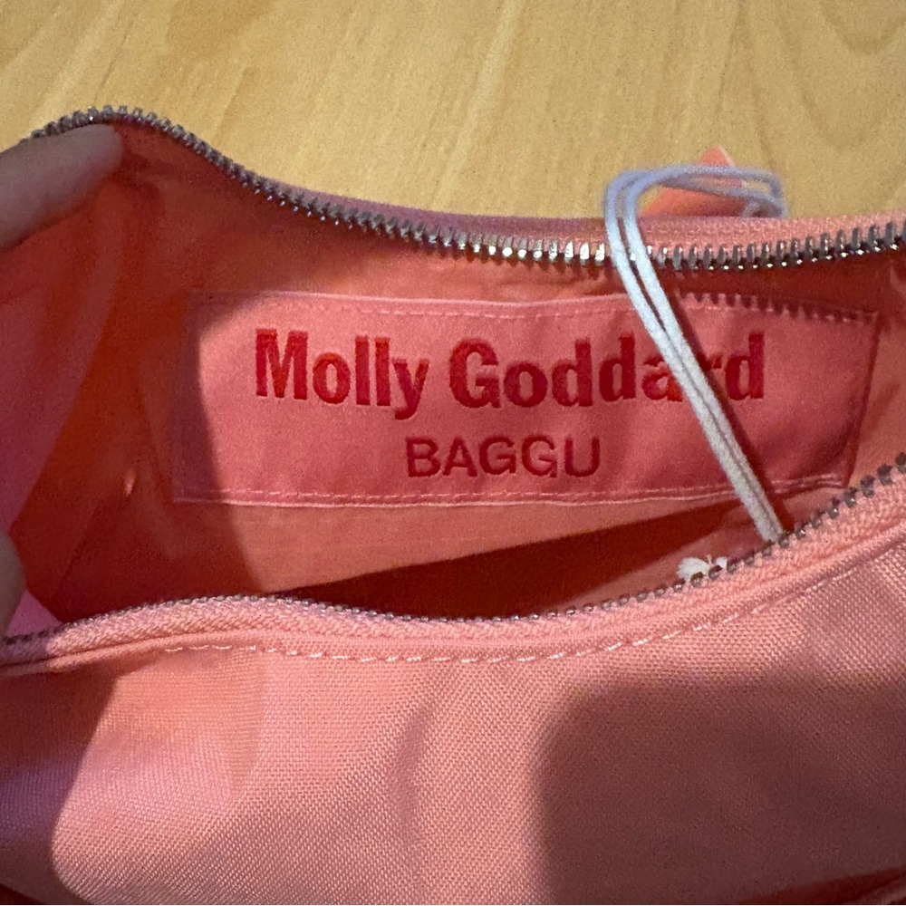 BAGGU Molly Goddard Pink Lemonade Ruffle Shoulder Bag - Picture 5 of 5